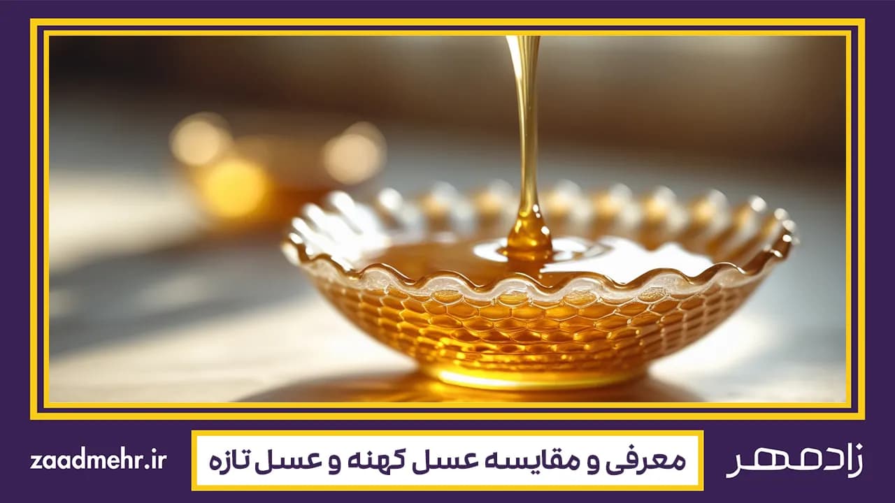 عسل کهنه یا تازه؟ مقایسه خواص، کیفیت و کاربردها