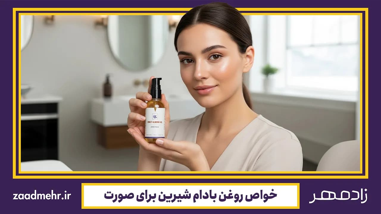 روغن بادام شیرین برای صورت