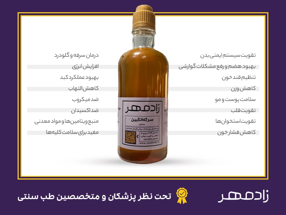 فواید و خواص سرکه انگبین - Ginger vinegar benefits