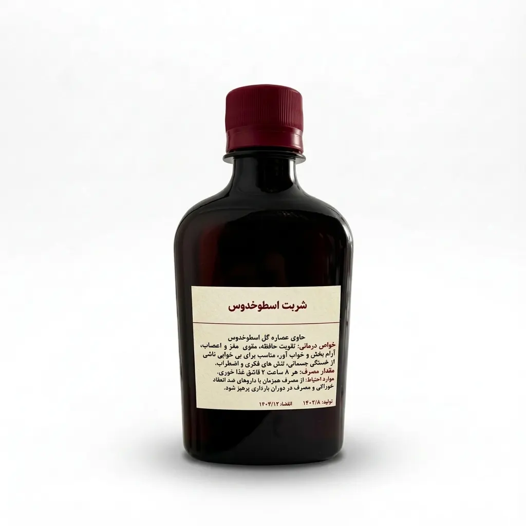 خرید شربت اسطوخودوس {لوندر} (۲۰۰ سی‌سی) (دکتر قبادی)