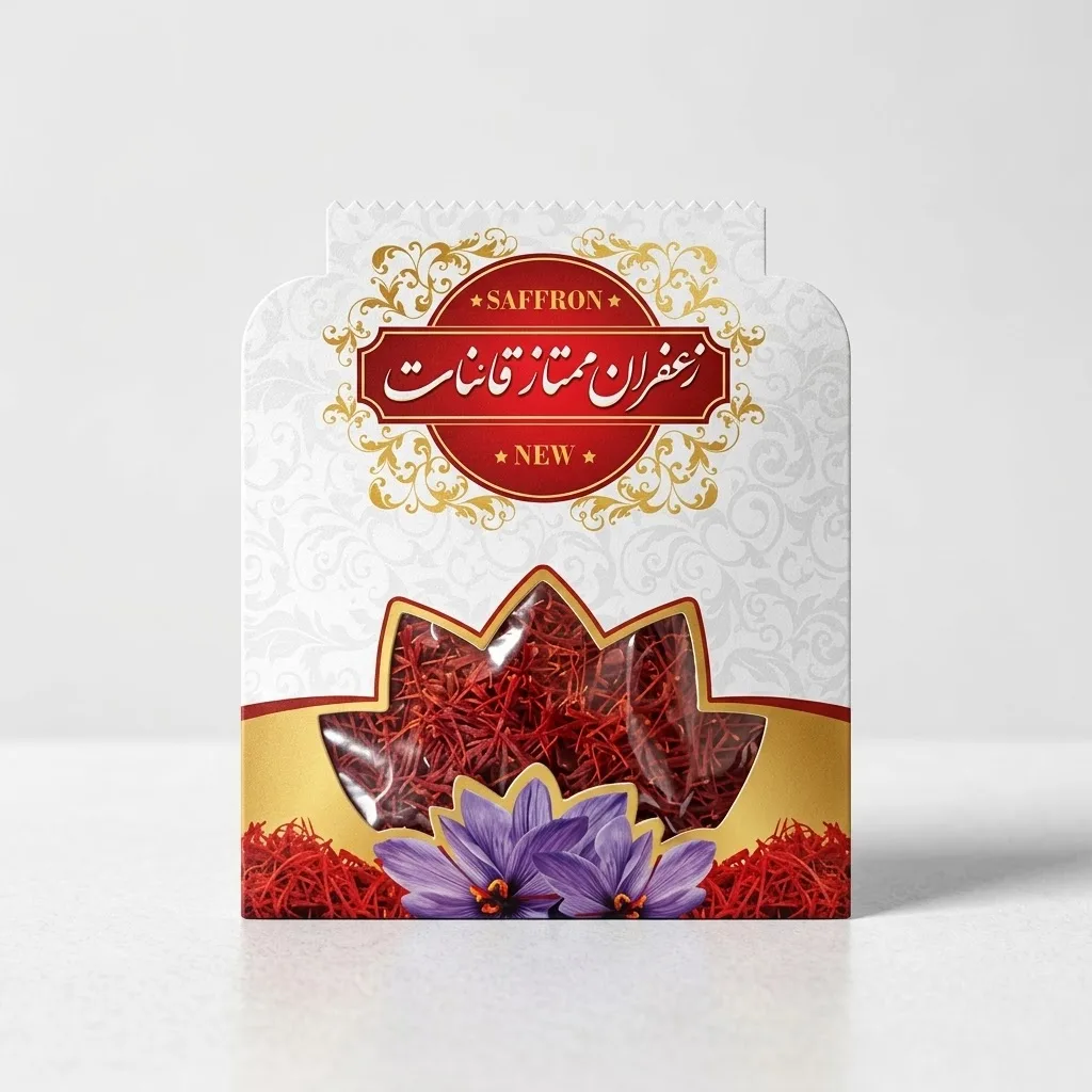 خرید زعفران رشته‌ای بریده ممتاز قائنات (یک مثقال)