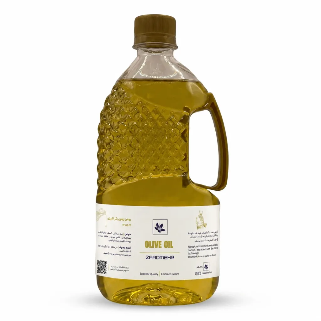 خرید روغن زیتون بکر آشپزی بی‌بو زادمهر