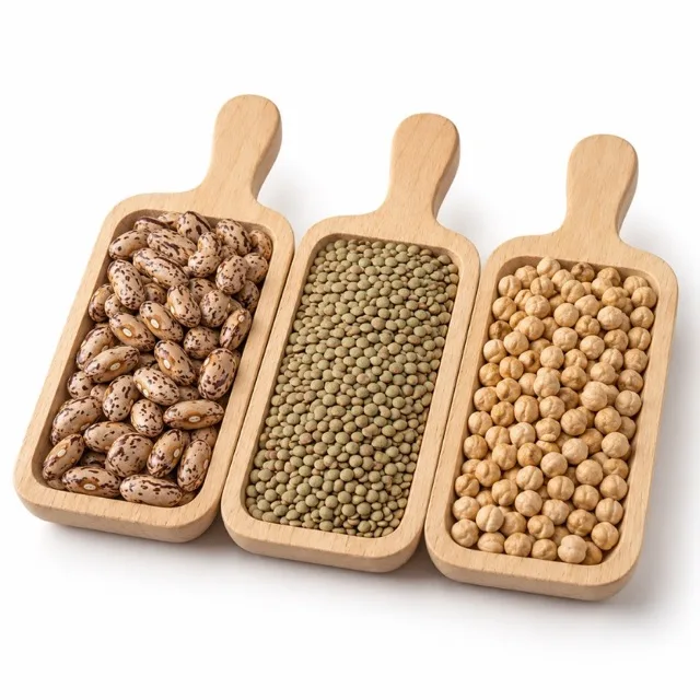 خرید سبد حبوبات اساسی (عدس، چیتی، نخود)