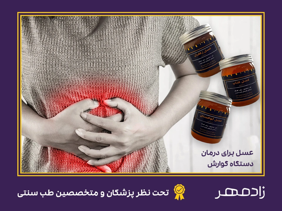 درمان گوارش با عسل - Honey for digestion treatment